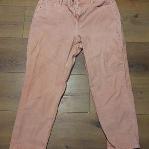 American eagle super stretch light pink pants